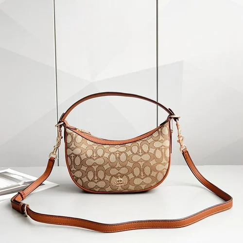 Coach Half Moon Small Shoulder Bag Women Luxury Designer