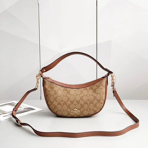 Coach Half Moon Small Shoulder Bag Women Luxury Designer