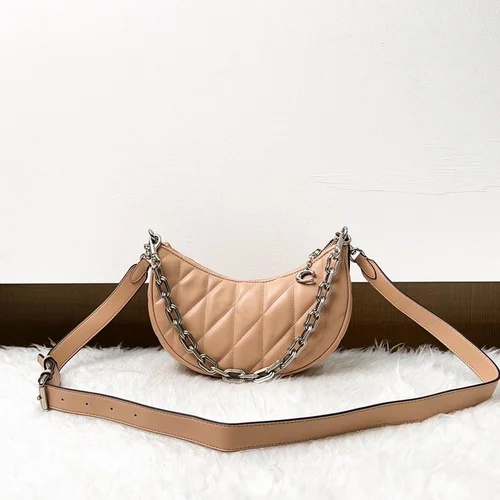 Coach Half Moon Small Shoulder Bag Women Luxury Designer