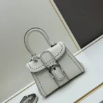 11 Delvaux Brillant PM Mini Top Handle Bag Women Luxury Leather