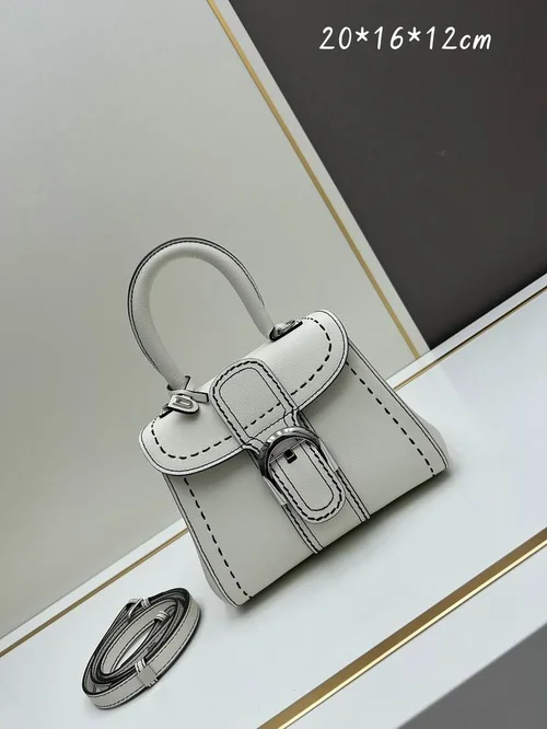 11 Delvaux Brillant PM Mini Top Handle Bag Women Luxury Leather
