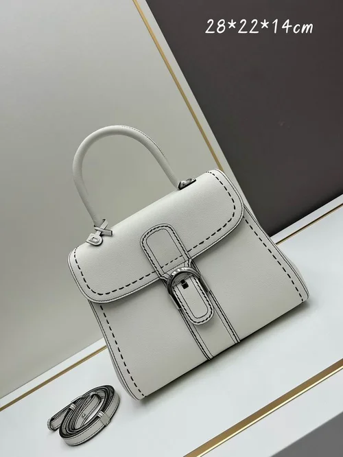 11 Delvaux Brillant PM Mini Top Handle Bag Women Luxury Leather