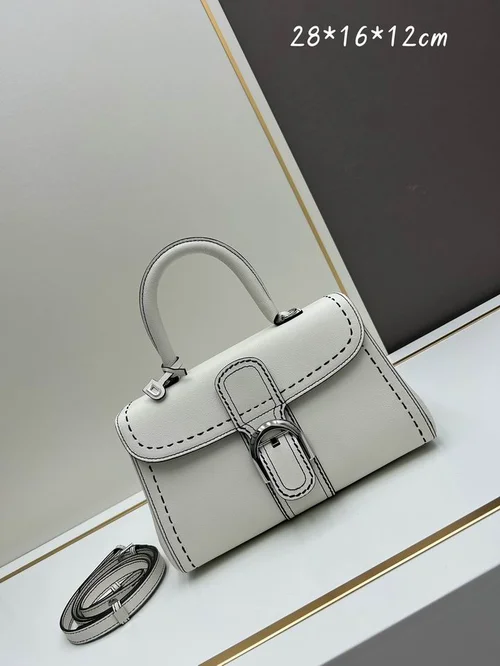 11 Delvaux Brillant PM Mini Top Handle Bag Women Luxury Leather