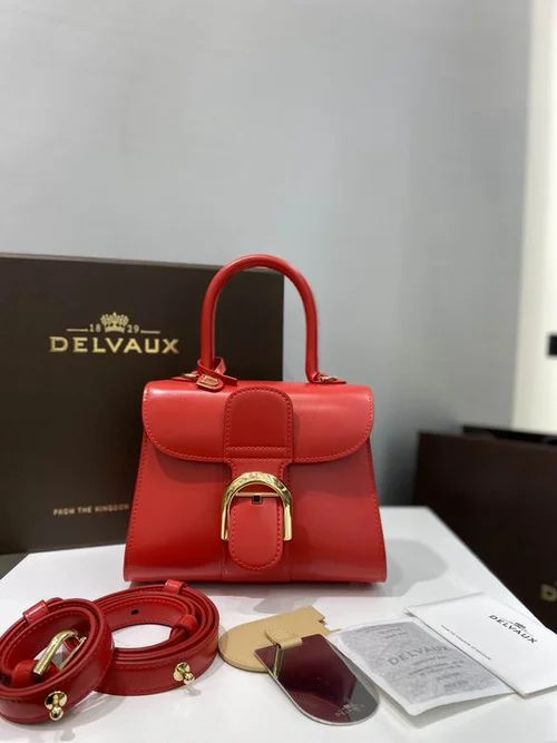 Delvaux Brillant MM Original Medium Authentic Luxury Handbag