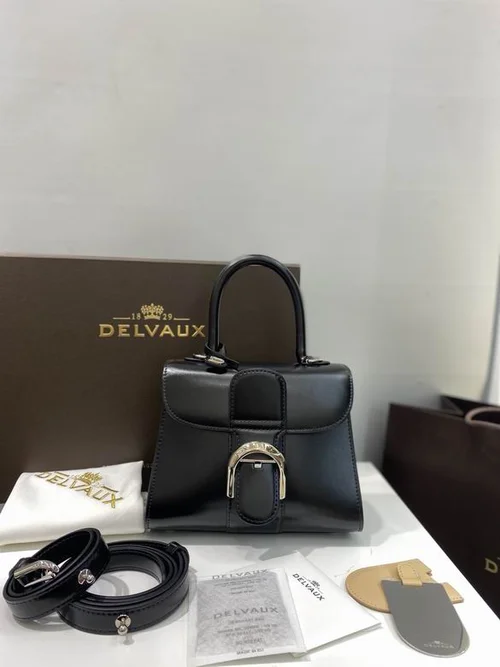 Delvaux Brillant MM Original Medium Authentic Luxury Handbag