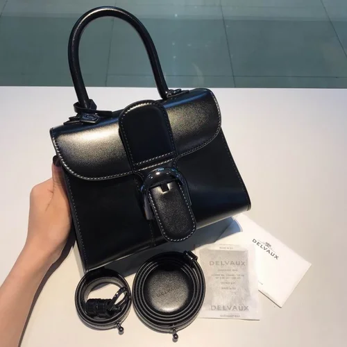 Delvaux Brillant MM Original Medium Authentic Luxury Handbag