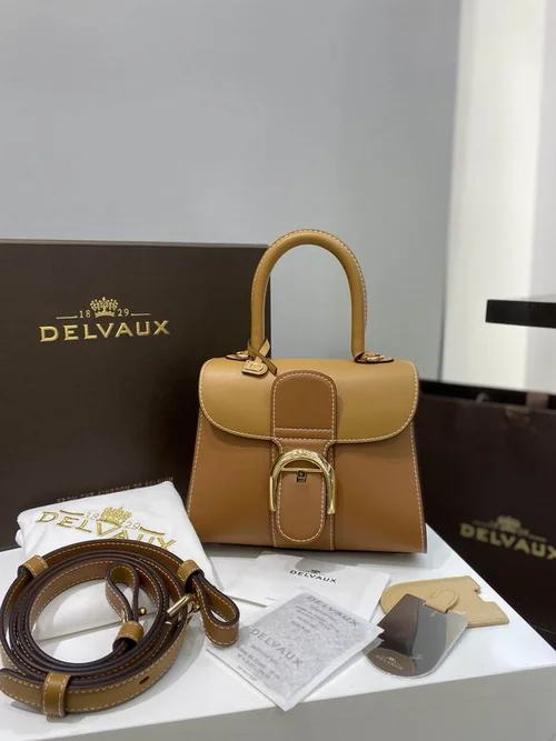 Delvaux Brillant MM Original Medium Authentic Luxury Handbag