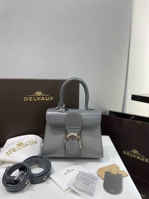 Delvaux Brillant MM Original Medium Authentic Luxury Handbag
