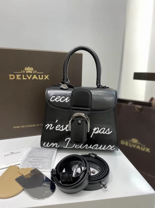 Delvaux Brillant MM Original Medium Authentic Luxury Handbag
