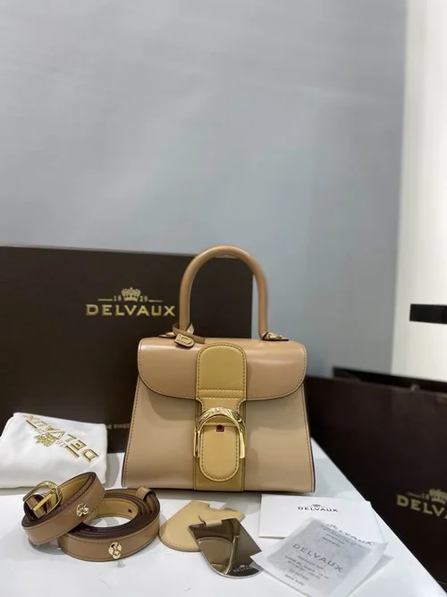 Delvaux Brillant MM Original Medium Authentic Luxury Handbag
