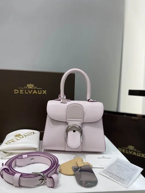 Delvaux Brillant MM Original Medium Authentic Luxury Handbag