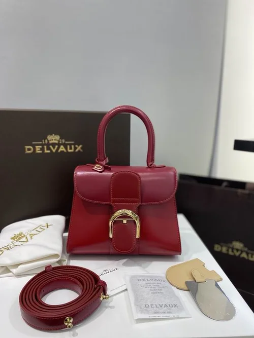 Delvaux Brillant MM Original Medium Authentic Luxury Handbag