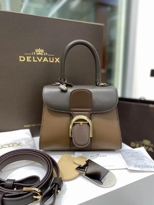 Delvaux Brillant MM Original Medium Authentic Luxury Handbag