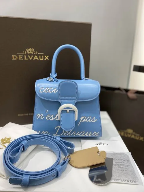 Delvaux Brillant MM Original Medium Authentic Luxury Handbag