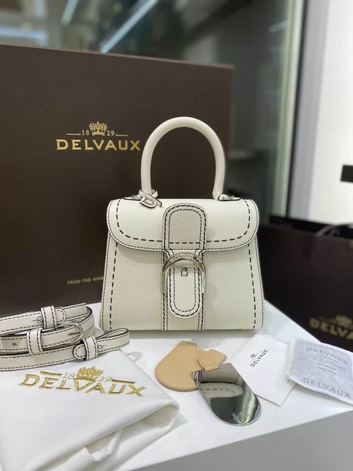 Delvaux Brillant MM Original Medium Authentic Luxury Handbag