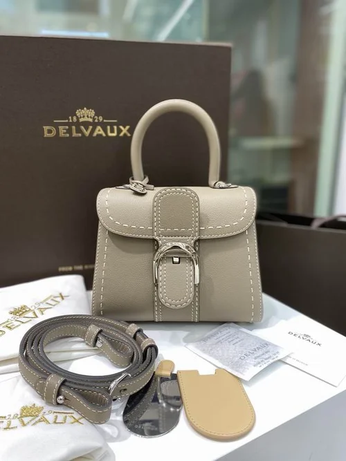 Delvaux Brillant MM Original Medium Authentic Luxury Handbag
