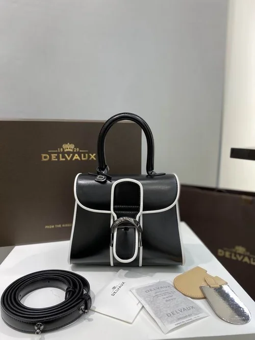 Delvaux Brillant MM Original Medium Authentic Luxury Handbag