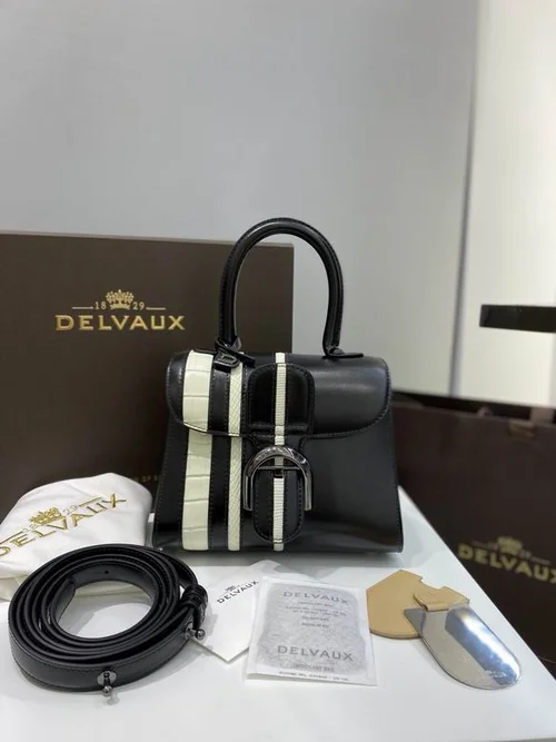 Delvaux Brillant MM Original Medium Authentic Luxury Handbag