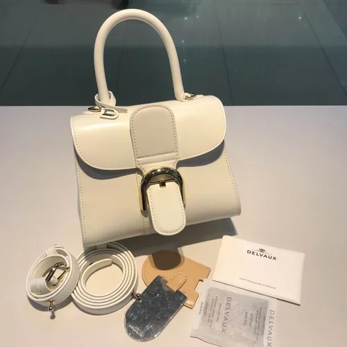 Delvaux Brillant MM Original Medium Authentic Luxury Handbag