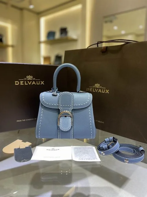 Delvaux Brillant MM Original Medium Authentic Luxury Handbag