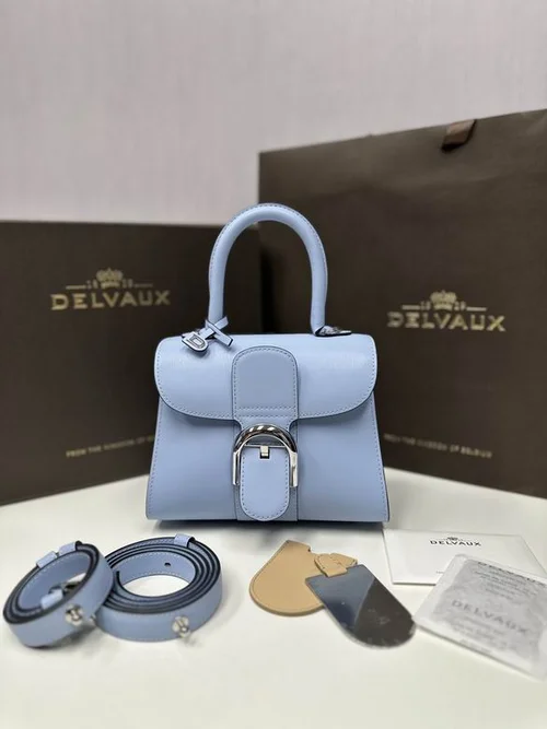 Delvaux Brillant MM Original Medium Authentic Luxury Handbag