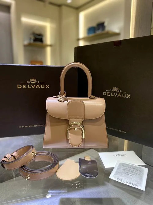 Delvaux Brillant MM Original Medium Authentic Luxury Handbag