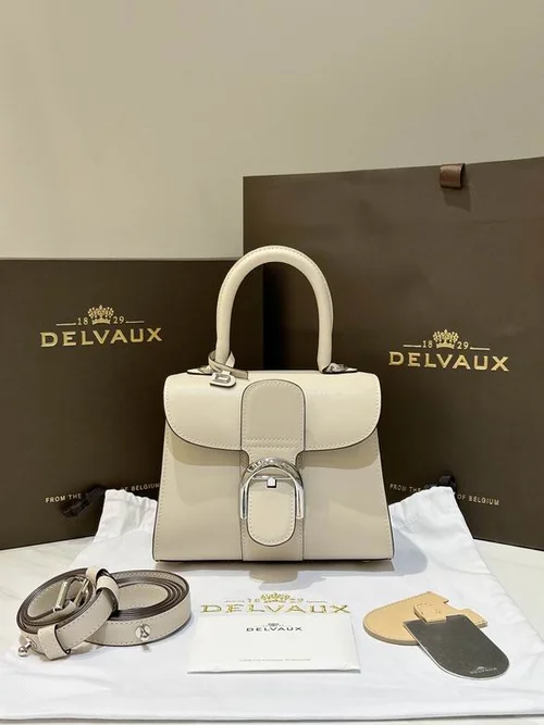 Delvaux Brillant MM Original Medium Authentic Luxury Handbag