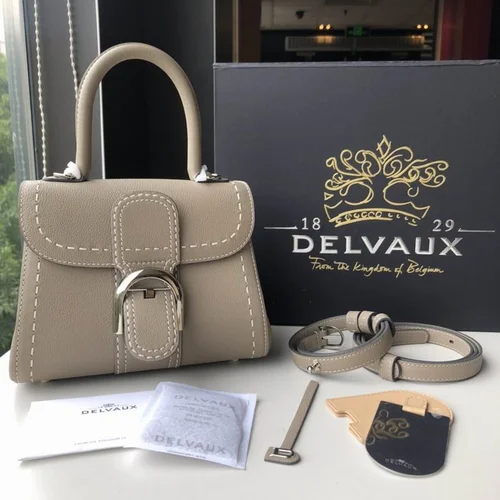 Delvaux Brillant MM Original Medium Authentic Luxury Handbag