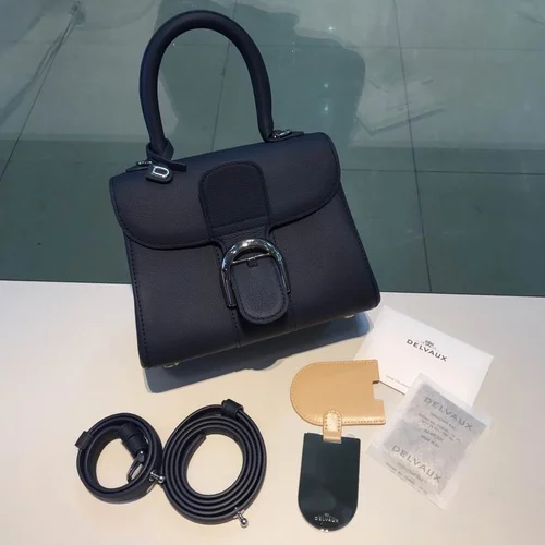 Delvaux Brillant MM Original Medium Authentic Luxury Handbag
