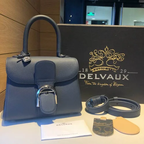 Delvaux Brillant MM Original Medium Authentic Luxury Handbag