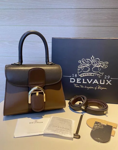 Delvaux Brillant MM Original Medium Authentic Luxury Handbag