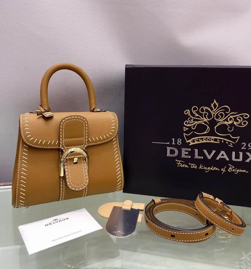 Delvaux Brillant MM Original Medium Authentic Luxury Handbag