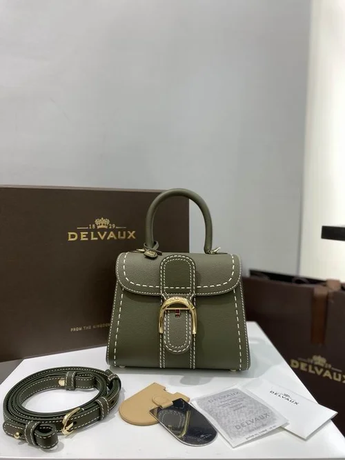 Delvaux Brillant MM Original Medium Authentic Luxury Handbag