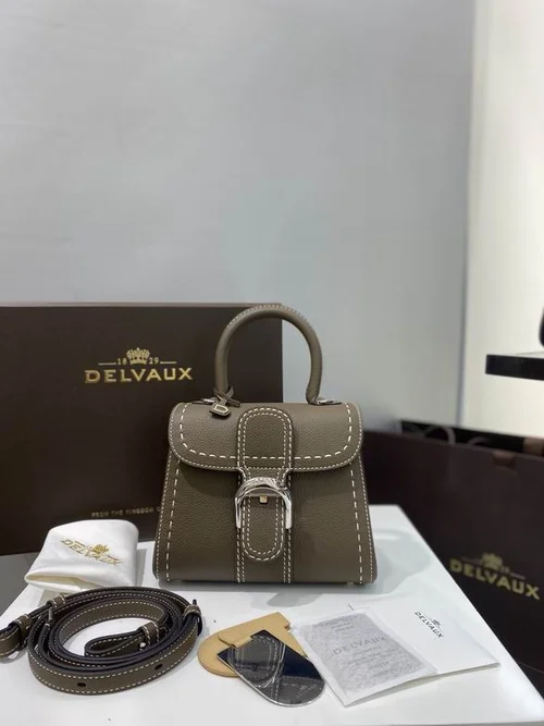 Delvaux Brillant MM Original Medium Authentic Luxury Handbag