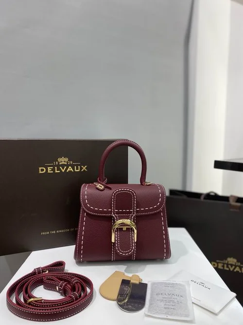 Delvaux Brillant MM Original Medium Authentic Luxury Handbag