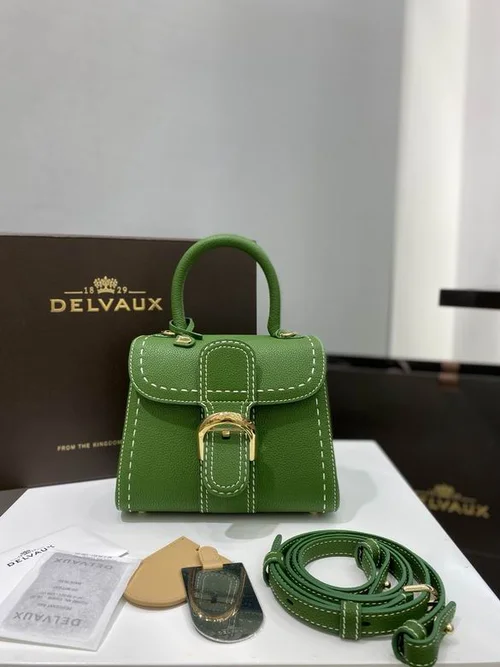 Delvaux Brillant MM Original Medium Authentic Luxury Handbag