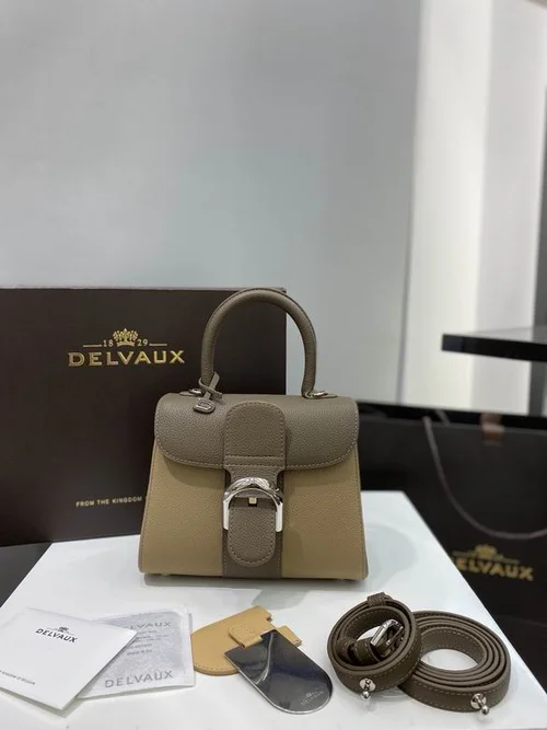 Delvaux Brillant MM Original Medium Authentic Luxury Handbag