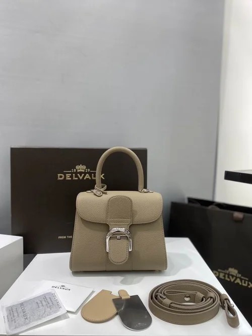 Delvaux Brillant MM Original Medium Authentic Luxury Handbag