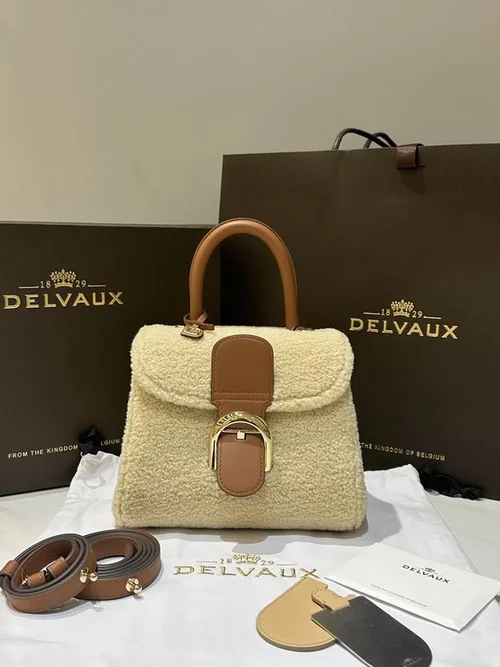 Delvaux Brillant MM Original Medium Authentic Luxury Handbag
