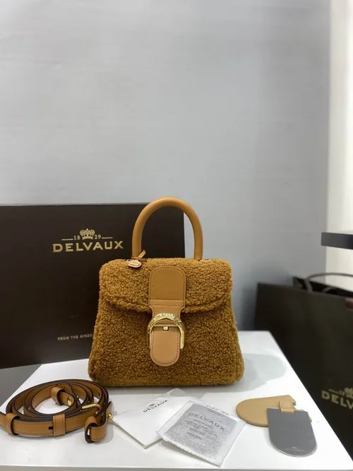 Delvaux Brillant MM Original Medium Authentic Luxury Handbag