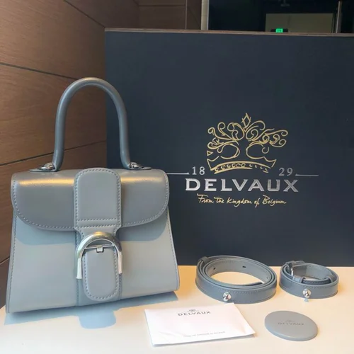 Delvaux Brillant MM Original Medium Authentic Luxury Handbag