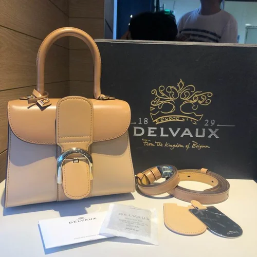 Delvaux Brillant MM Original Medium Authentic Luxury Handbag