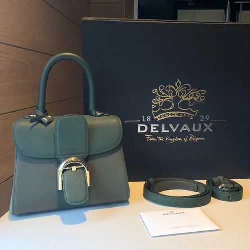 Delvaux Brillant MM Original Medium Authentic Luxury Handbag