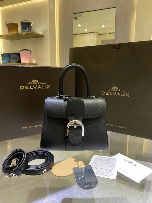 Delvaux Brillant MM Original Medium Authentic Luxury Handbag