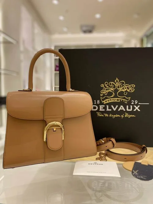 Delvaux Brillant MM Original Medium Authentic Luxury Handbag