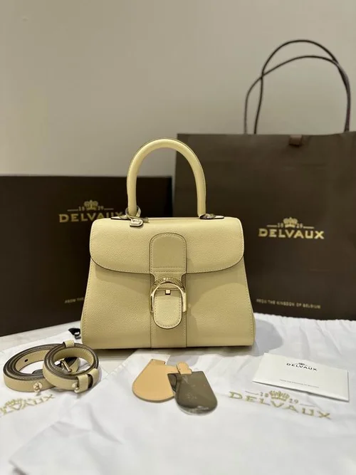 Delvaux Brillant MM Original Medium Authentic Luxury Handbag