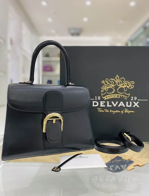 Delvaux Brillant MM Original Medium Authentic Luxury Handbag