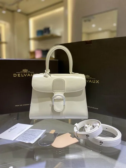 Delvaux Brillant MM Original Medium Authentic Luxury Handbag