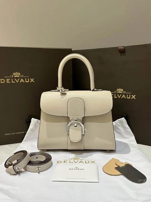 Delvaux Brillant MM Original Medium Authentic Luxury Handbag