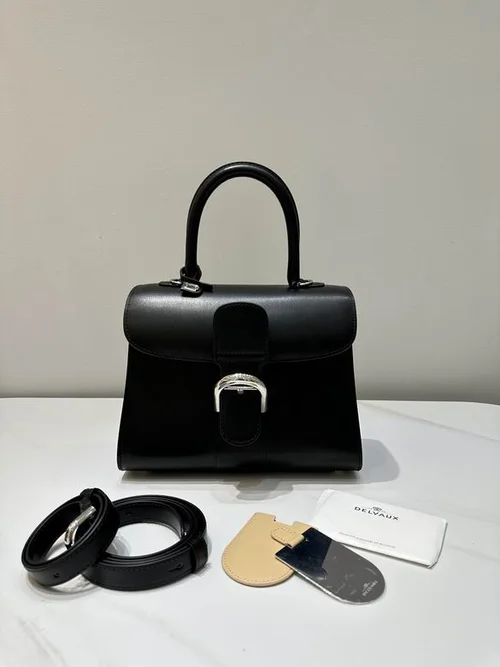 Delvaux Brillant MM Original Medium Authentic Luxury Handbag